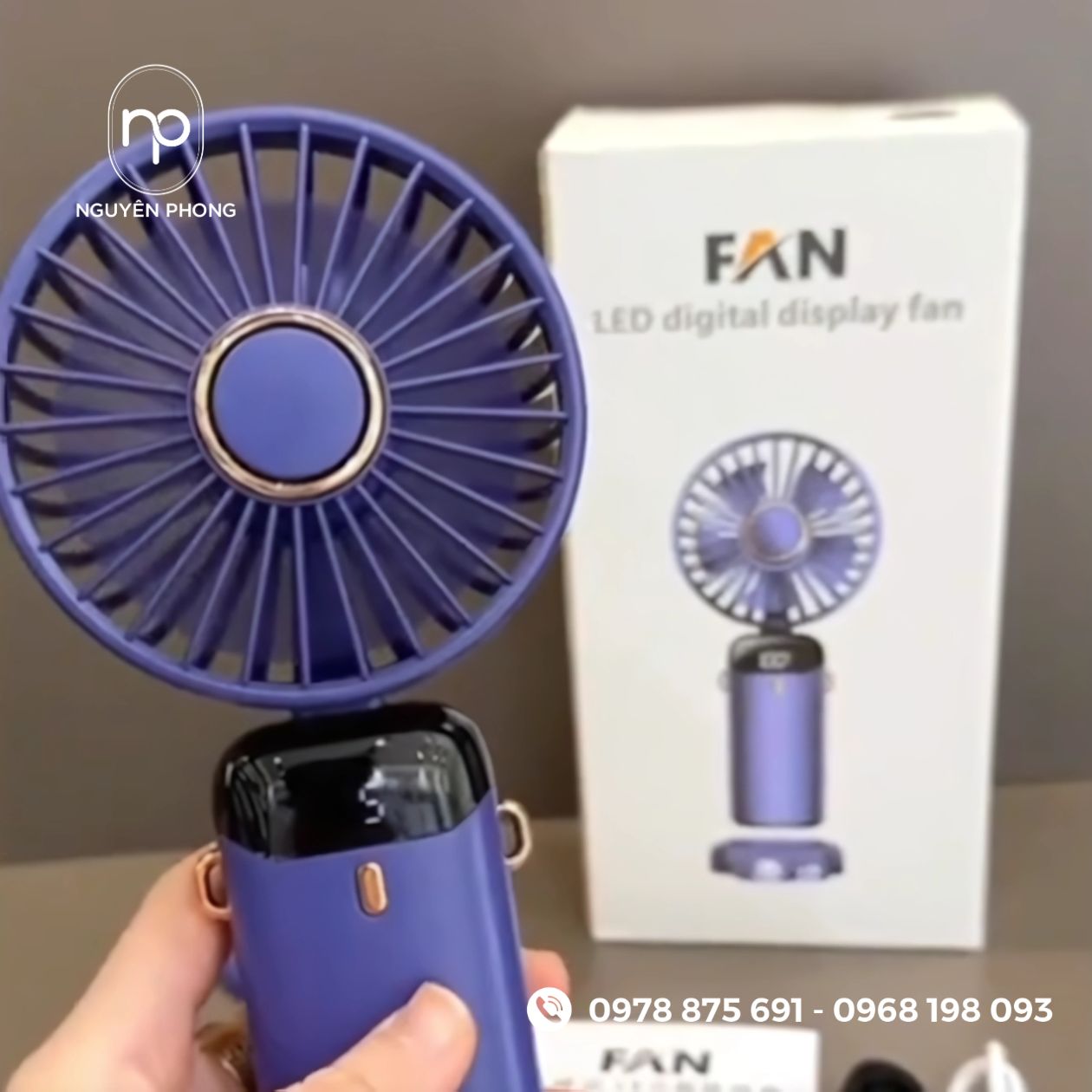 Mẫu hộp giấy đựng quạt mini